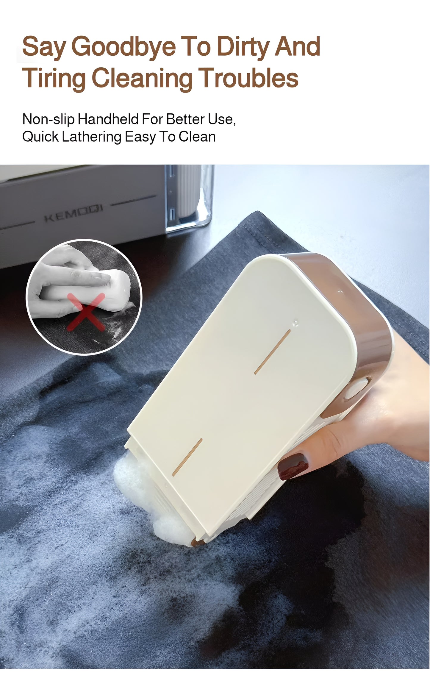 Non-Slip Storage Tool Roller Soap Box with Brush