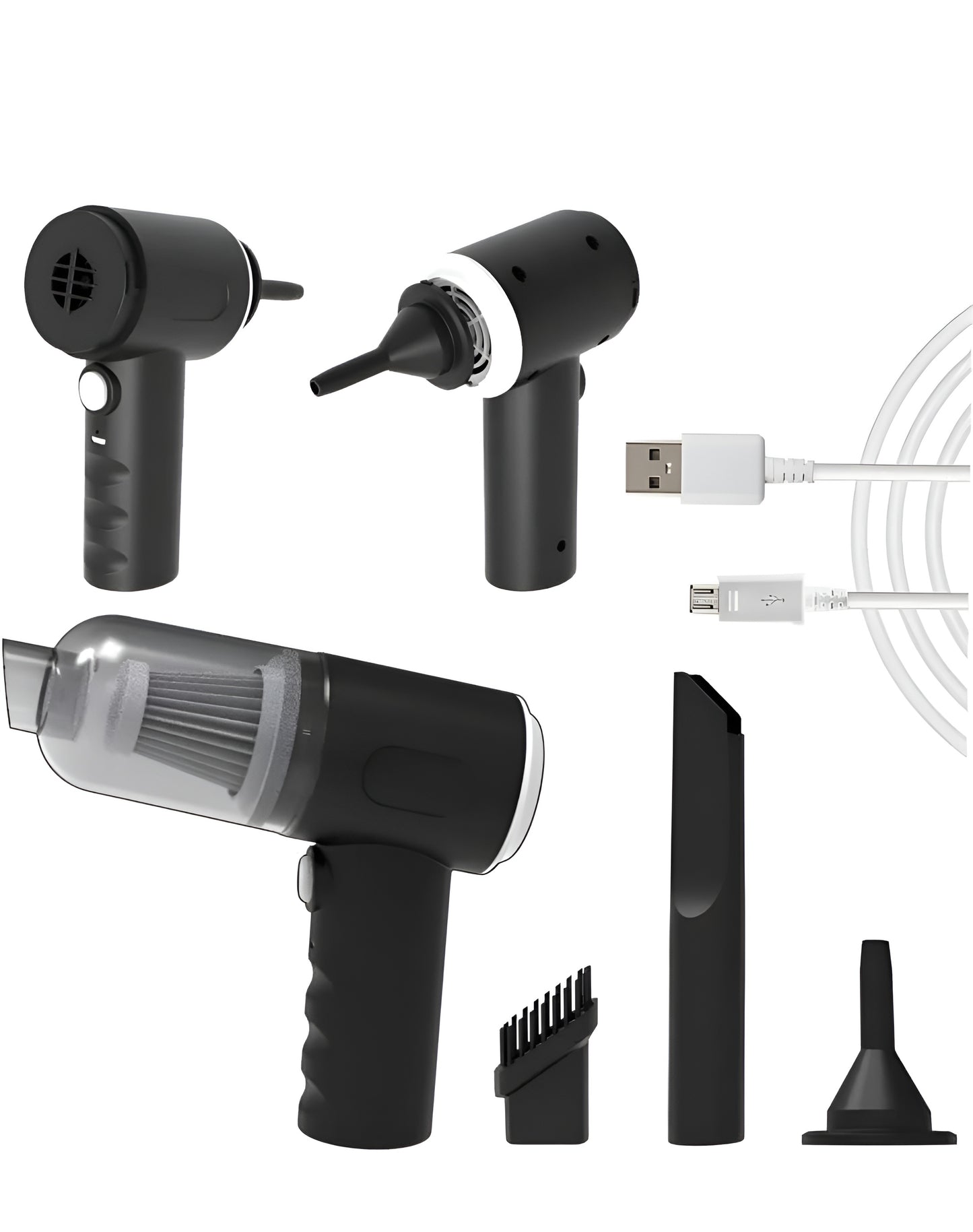 2-in-1 Handheld Vacuum Cleaner & Air Duster