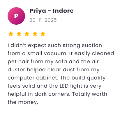 2-in-1 Handheld Vacuum Cleaner & Air Duster